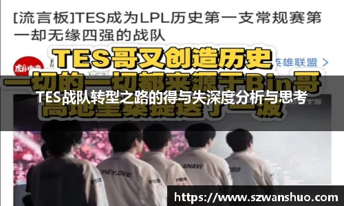 TES战队转型之路的得与失深度分析与思考